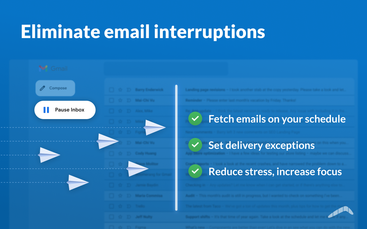 screenshot of Boomerang for Gmail